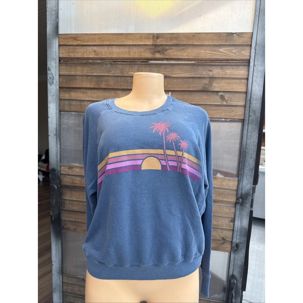 Sundry Tie Dye Oversized Sweatshirt in Orange Size 1